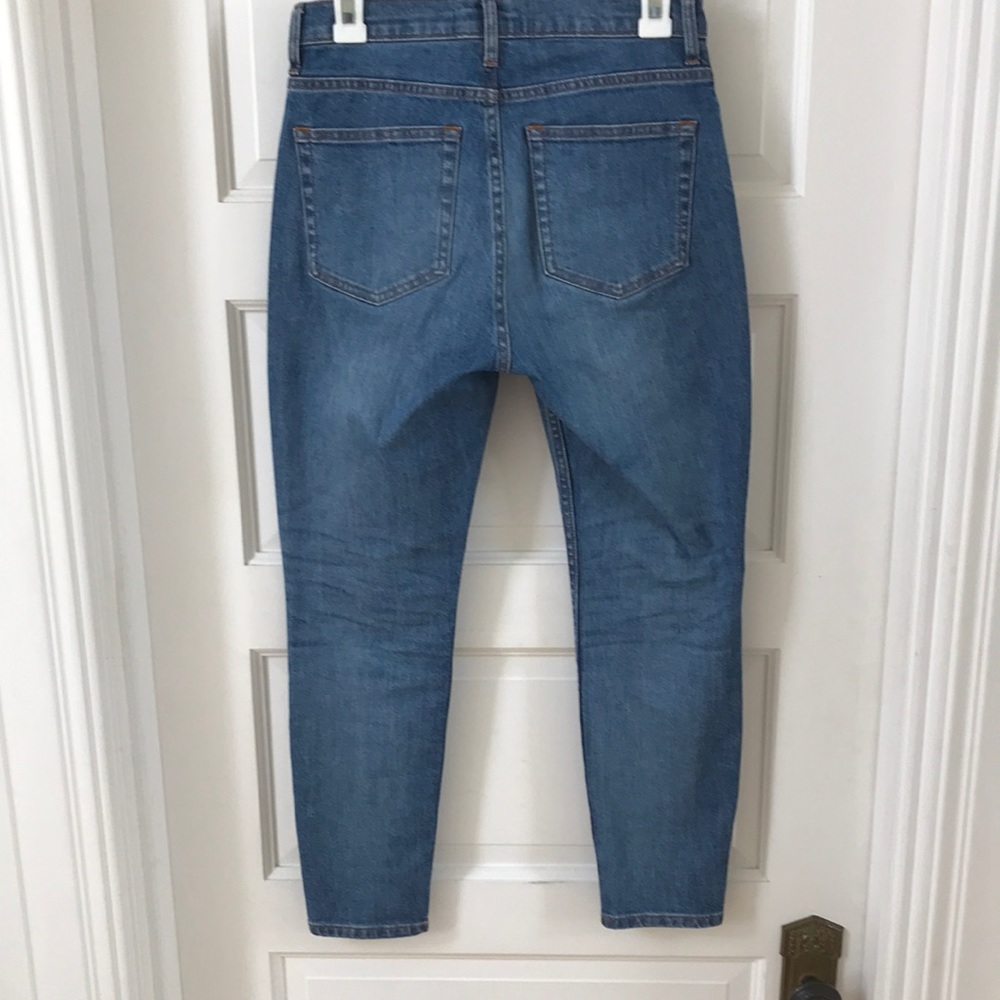Everlane Ankle Jeans sz 27 ankle excellent condition  medium blue wash 5 pocket - Picture 6 of 10